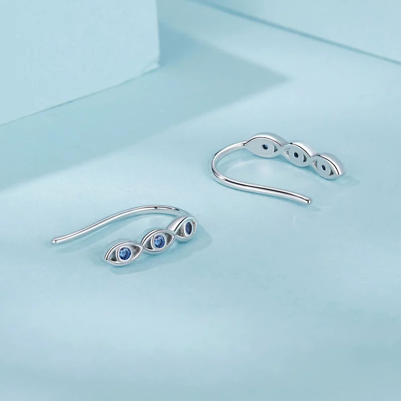 (תמונה ל-) עגילי PANDORA Style Devil Eye - SCE1695 - הצג 4