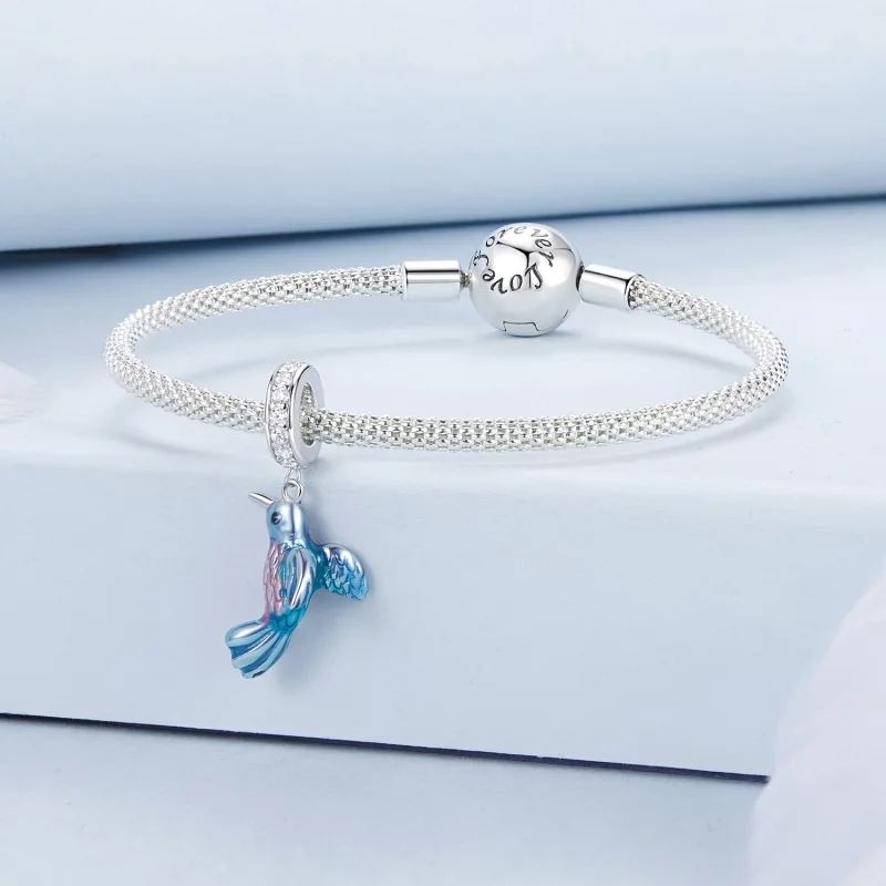(תמונה ל-) תליון קינגפישר בסגנון PANDORA - BSC1004 - הצג 3