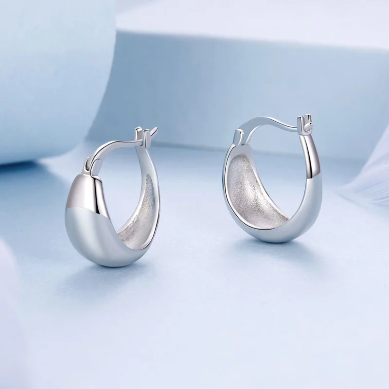 (תמונה ל-) קסם אבזם אוזניים ממתכת חזקה בסגנון PANDORA - BSE967 - הצג 3