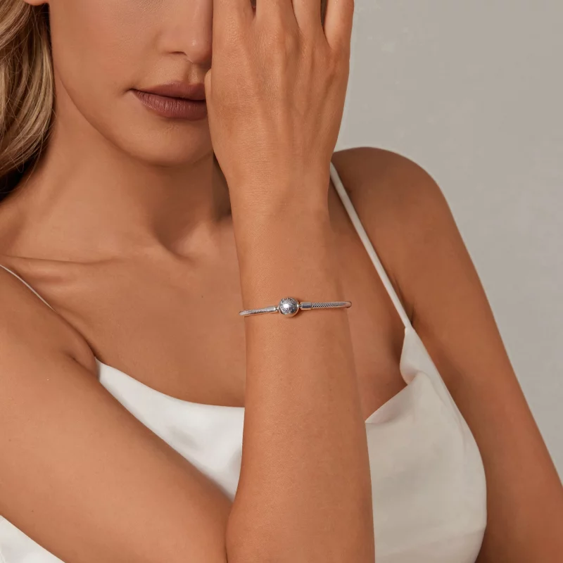(תמונה ל-) PANDORA Style Forever Love עצם נחש צמיד בסיסי - SCB272 - הצג 8