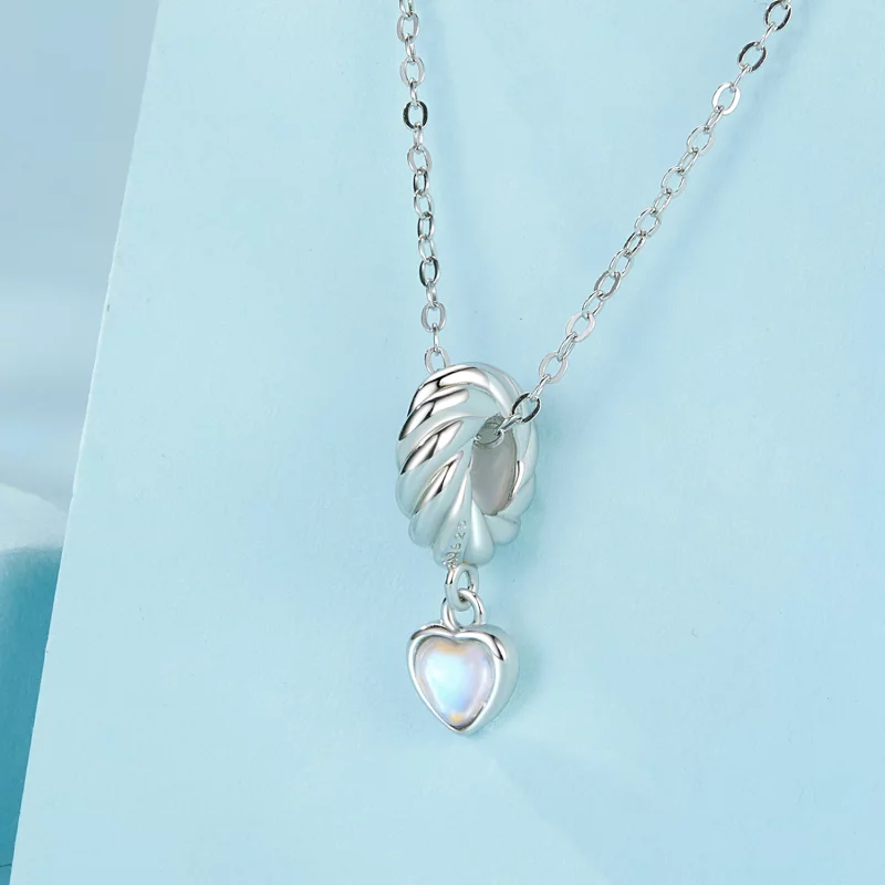 (תמונה ל-) PANDORA Style Smart Heart חרוזי מרווח סיליקון - SCC2755 - הצג 3