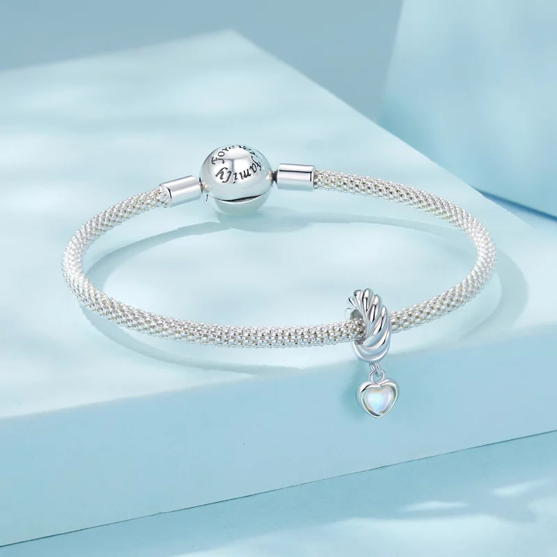 (תמונה ל-) PANDORA Style Smart Heart חרוזי מרווח סיליקון - SCC2755 - הצג 4