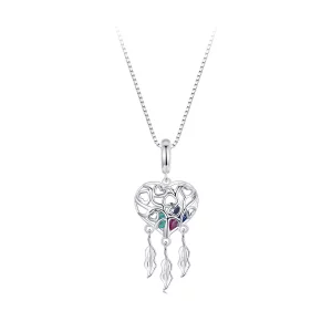 (תמונה ל-) PANDORA Style Love Tree Of Life שרשרת לוכד חלומות - SCN519