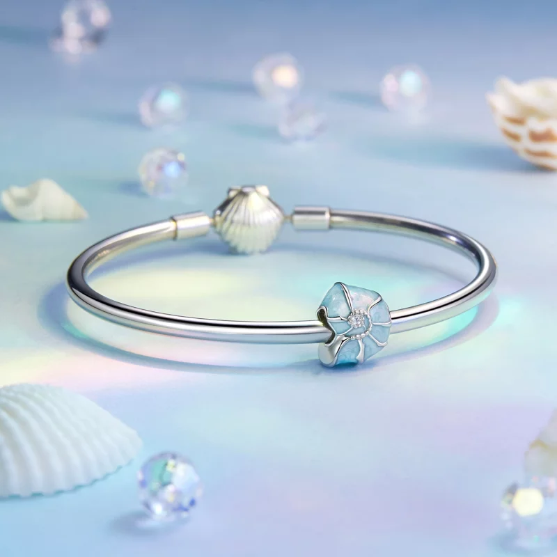 (תמונה ל-) קסם קונכייה כחולה בסגנון PANDORA - BSC1018 - הצג 5