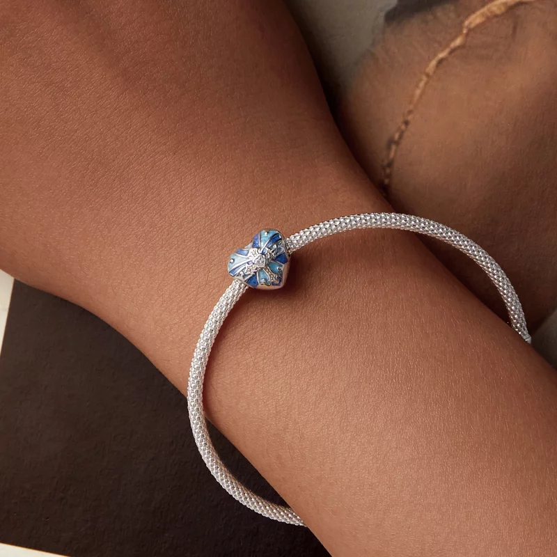 (תמונה ל-) PANDORA סטייל קסם צלב בצורת לב - BSC1024 - הצג 7
