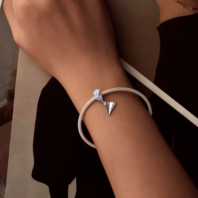 (תמונה ל-) תליון מטוס נייר בסגנון PANDORA - BSC1027 - הצג 6