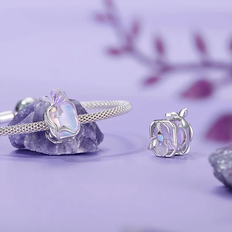 (תמונה ל-) קסם איריס קריסטל בסגנון PANDORA - BSC1032 - הצג 4
