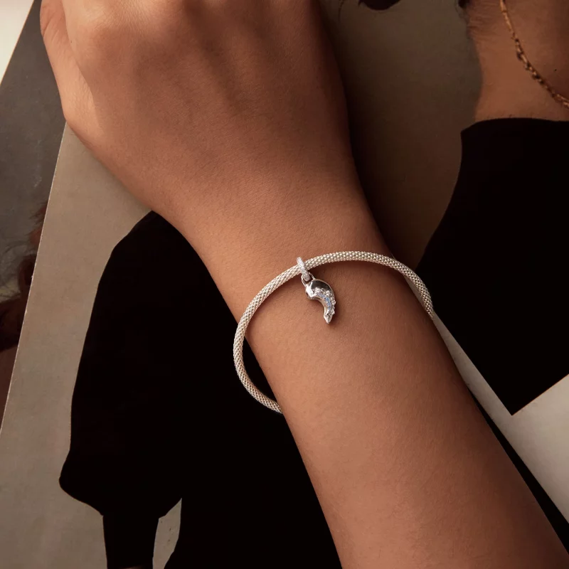 (תמונה ל-) תליון אהבה בסגנון PANDORA שמש וירח - BSC1034 - הצג 3