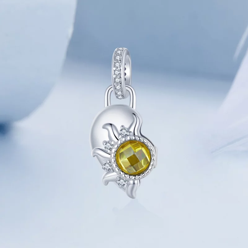 (תמונה ל-) תליון אהבה בסגנון PANDORA שמש וירח - BSC1034 - הצג 7