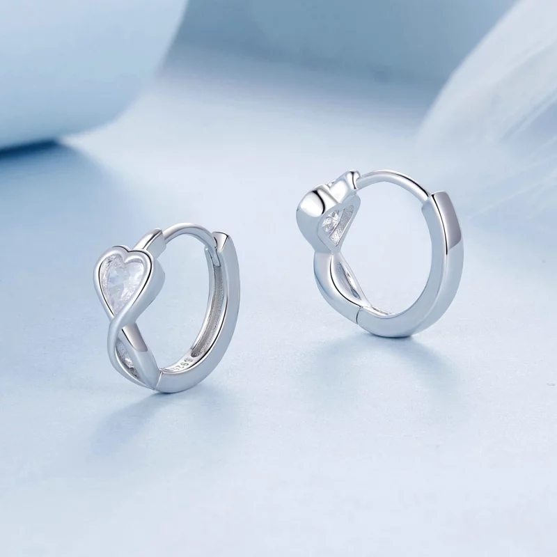 (תמונה ל-) עגילי PANDORA Style Love Infinity - BSE1004 - הצג 3