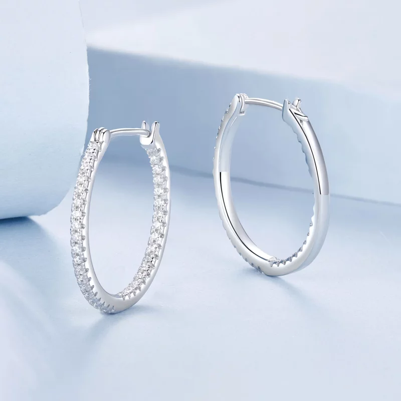 (תמונה ל-) עגילי PANDORA Style Shining - BSE1023-L - הצג 3