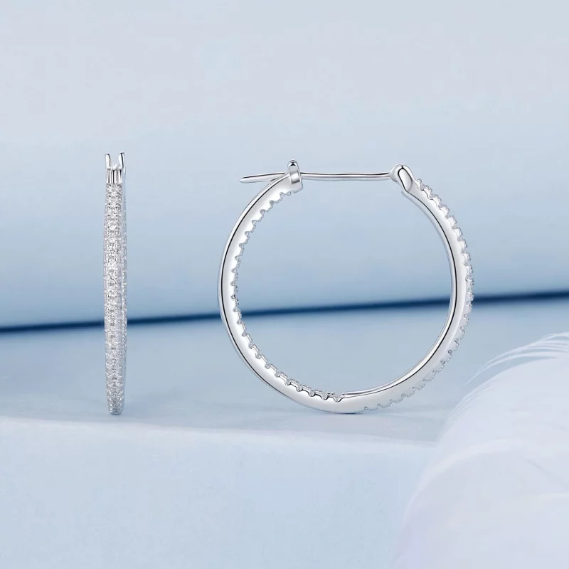 (תמונה ל-) עגילי PANDORA Style Shining - BSE1023-M - הצג 2