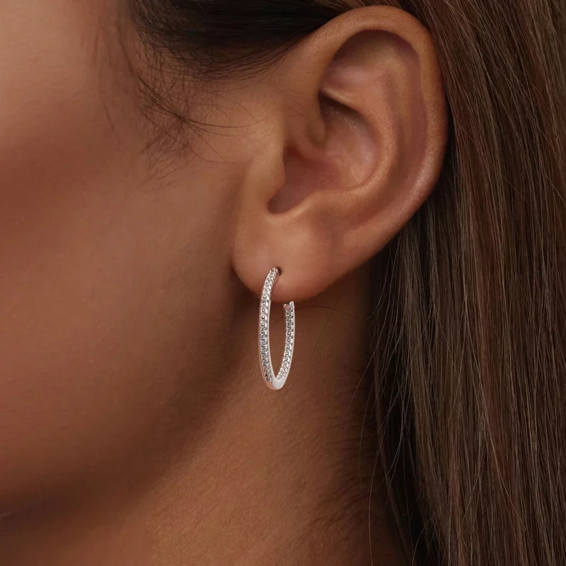 (תמונה ל-) עגילי PANDORA Style Shining - BSE1023-M - הצג 6