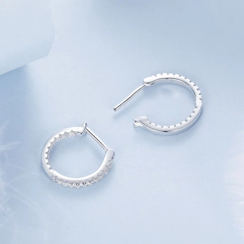 (תמונה ל-) עגילי PANDORA Style Shining - BSE1023 - הצג 4