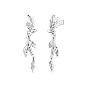(תמונה ל-) עגילי PANDORA Style Leaf - BSE1025