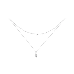 (תמונה ל-) שרשרת קונכייה בסגנון PANDORA - BSN387