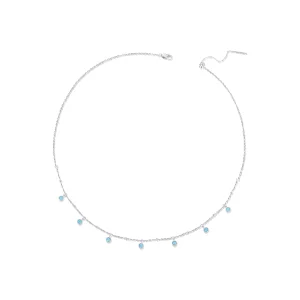 (תמונה ל-) שרשרת טורקיז בסגנון PANDORA - BSN388