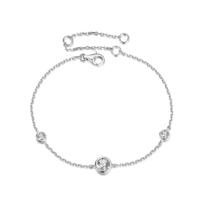 (תמונה ל-) צמיד Moissanite Starry Style PANDORA (עם תעודה אחת) - MSB018