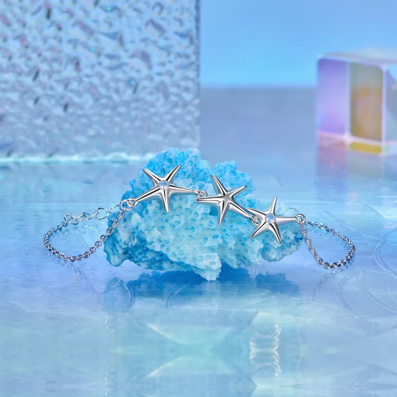 (תמונה ל-) צמיד PANDORA Style Starfish - SCB275 - הצג 2