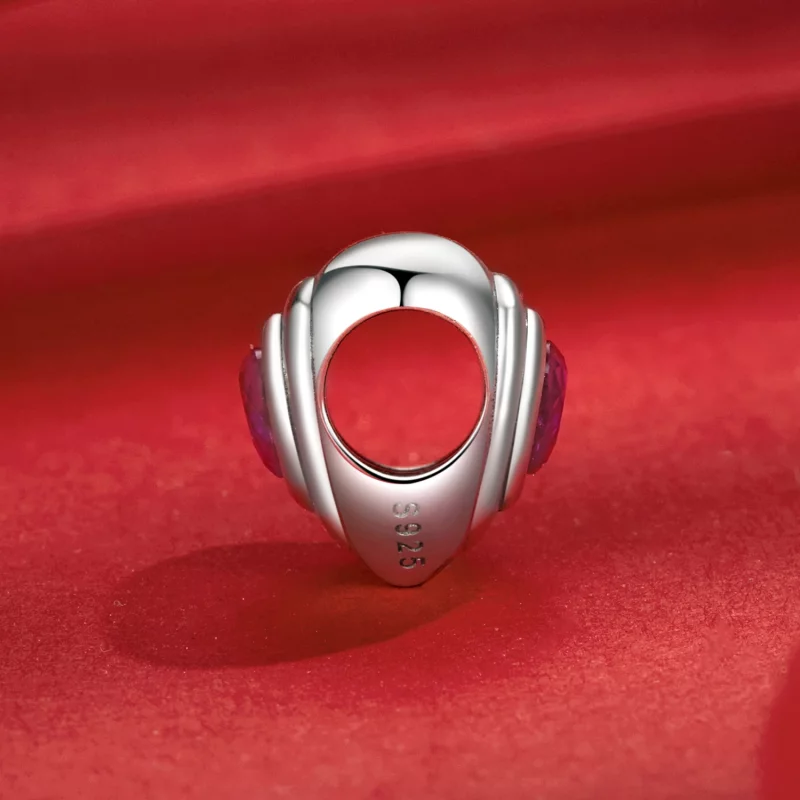 (תמונה ל-) PANDORA Style Love Heart Charm Halo קלאסי - SCC2776 - הצג 3