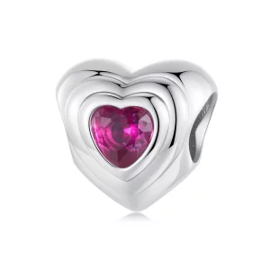 PANDORA Style Love Heart Charm Halo קלאסי - SCC2776 (תמונה ל-) PANDORA Style Love Heart Charm Halo קלאסי - SCC2776