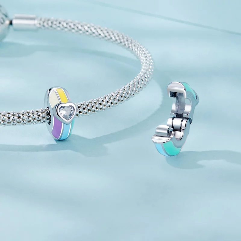 (תמונה ל-) אבזם מיקום PANDORA Style Rainbow - SCC2782 - הצג 4