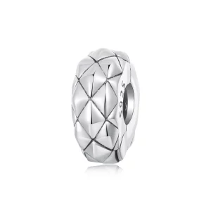 (תמונה ל-) אבזם מיצוב סיליקון בדוגמת יהלום PANDORA Style - SCC2817