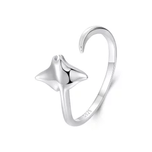 (תמונה ל-) טבעת פתוחה בסגנון PANDORA Manta ray - SCR1037-E