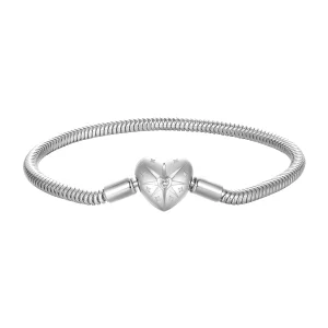 (תמונה ל-) PANDORA Style Star Heart צמיד בייסיק - BSB196