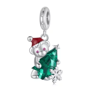 (תמונה ל-) תליון דוב חג המולד בסגנון PANDORA - BSC1065