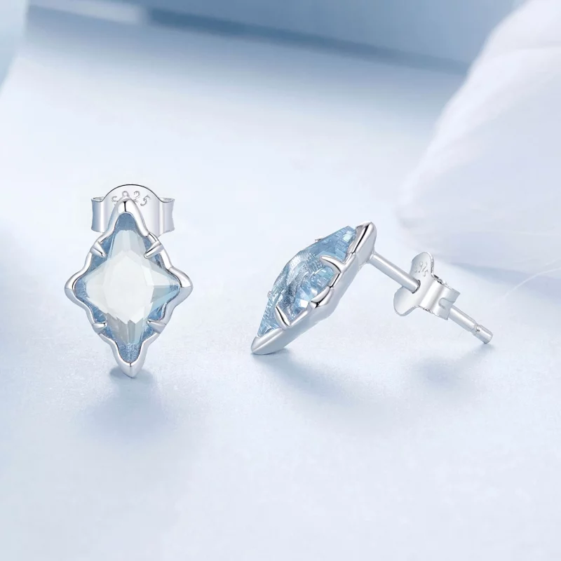 (תמונה ל-) עגילי PANDORA Style Star - BSE1050 - הצג 4