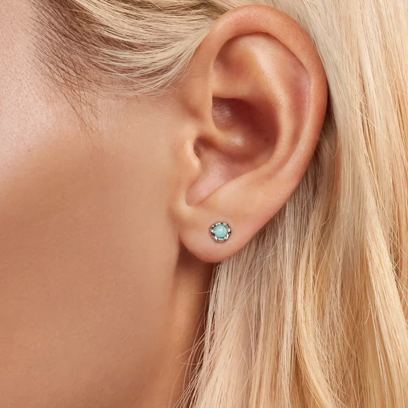 (תמונה ל-) עגילי PANDORA Style Amazonite - BSE1056 - הצג 5