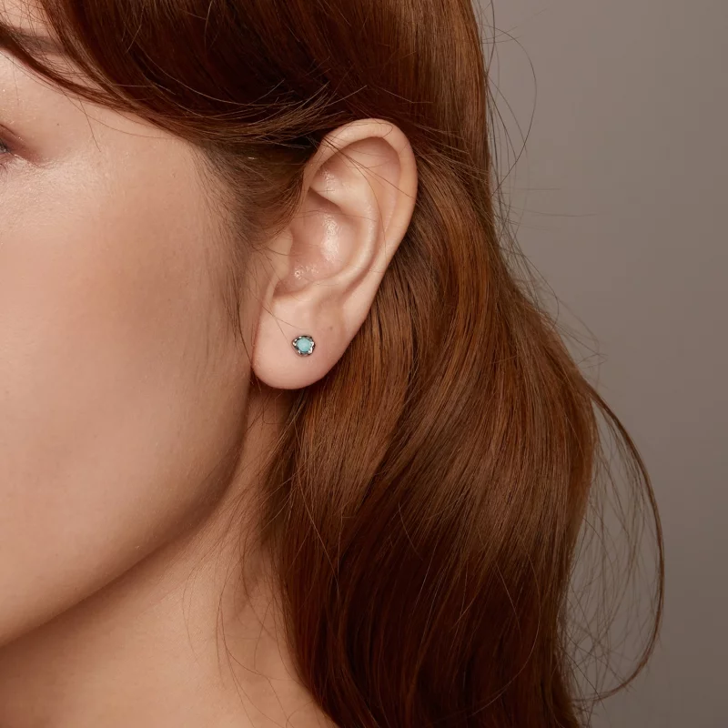 (תמונה ל-) עגילי PANDORA Style Amazonite - BSE1056 - הצג 9