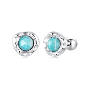 (תמונה ל-) עגילי PANDORA Style Amazonite - BSE1056