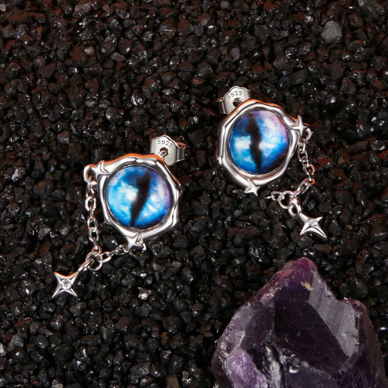 (תמונה ל-) עגילי PANDORA Style Devil Eye - BSE1092 - הצג 4