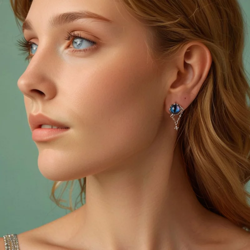 (תמונה ל-) עגילי PANDORA Style Devil Eye - BSE1092 - הצג 7