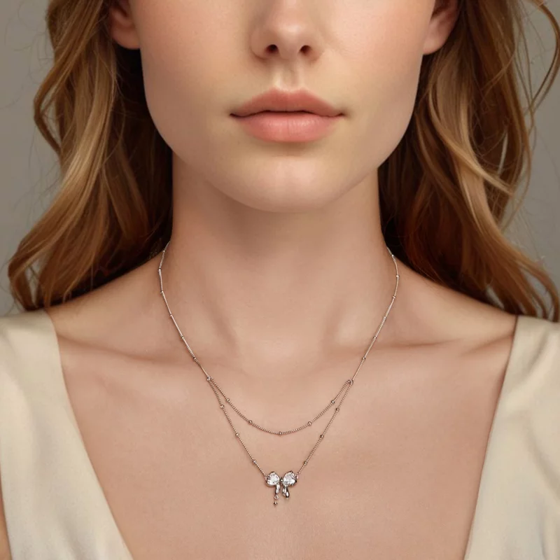 (תמונה ל-) שרשרת שרשרת קשת זורחת בסגנון PANDORA - BSN398 - הצג 5
