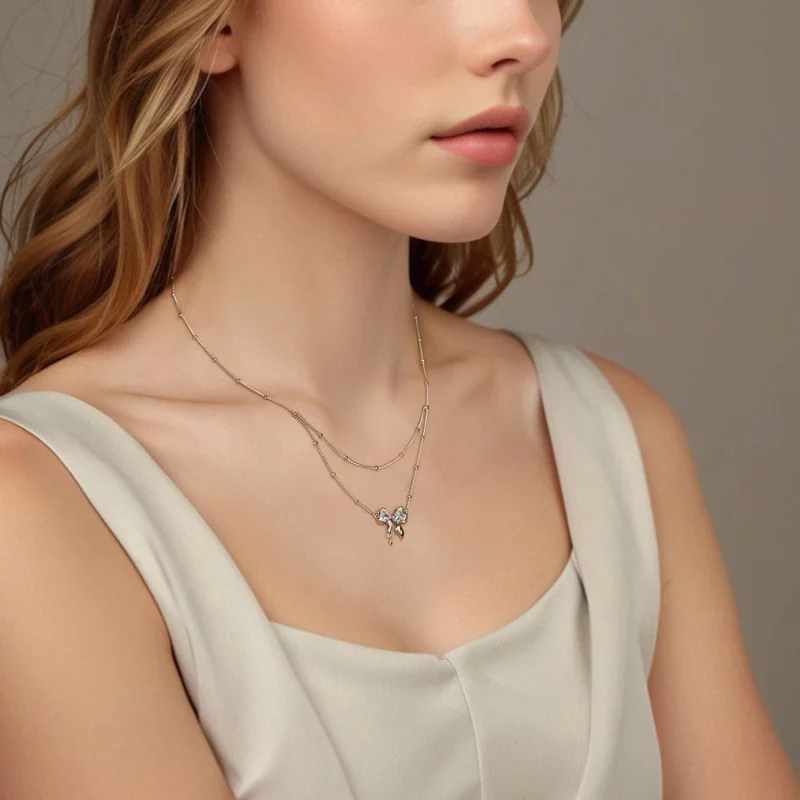 (תמונה ל-) שרשרת שרשרת קשת זורחת בסגנון PANDORA - BSN398 - הצג 6