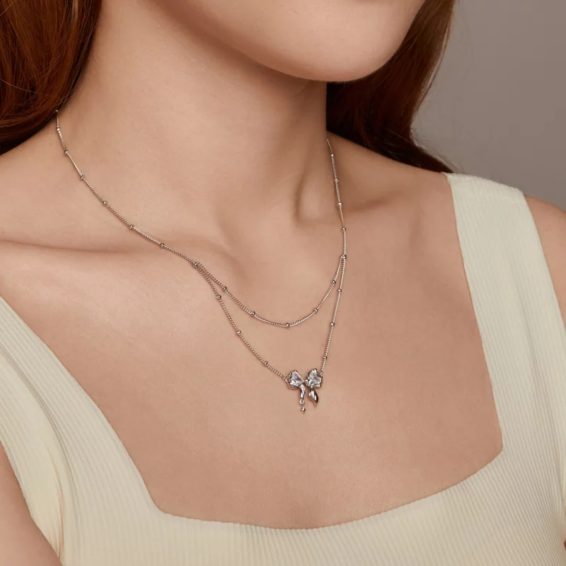 (תמונה ל-) שרשרת שרשרת קשת זורחת בסגנון PANDORA - BSN398 - הצג 8