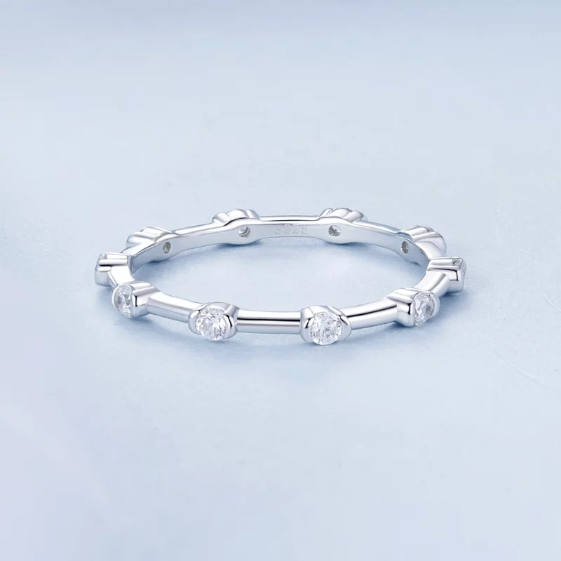(תמונה ל-) PANDORA Style טבעת יחיד קטנה ומעודנת - BSR576 - הצג 3