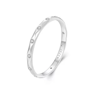 (תמונה ל-) PANDORA Style Shining יהלום טבעת יחיד קטנה - BSR578