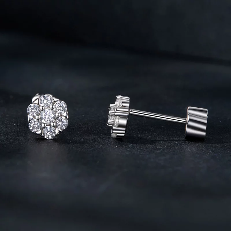 (תמונה ל-) עגילי PANDORA Style Moissanite (עם תעודה אחת) - MSE059 - הצג 4