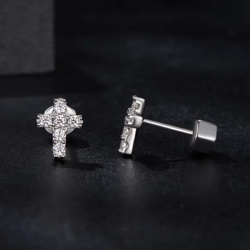 (תמונה ל-) עגילי PANDORA Style Cross (תעודה אחת) - MSE070 - הצג 4
