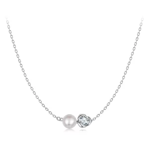 (תמונה ל-) שרשרת ורדים בסגנון PANDORA Moissanite (עם תעודה אחת) - MSN040