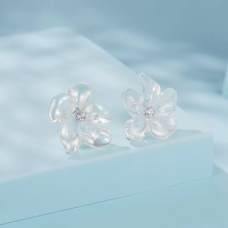 (תמונה ל-) עגילי PANDORA Style Fresh flower - SCE1804 - הצג 2