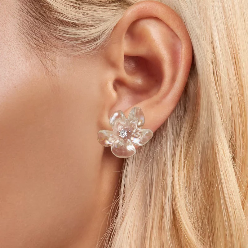 (תמונה ל-) עגילי PANDORA Style Fresh flower - SCE1804 - הצג 5