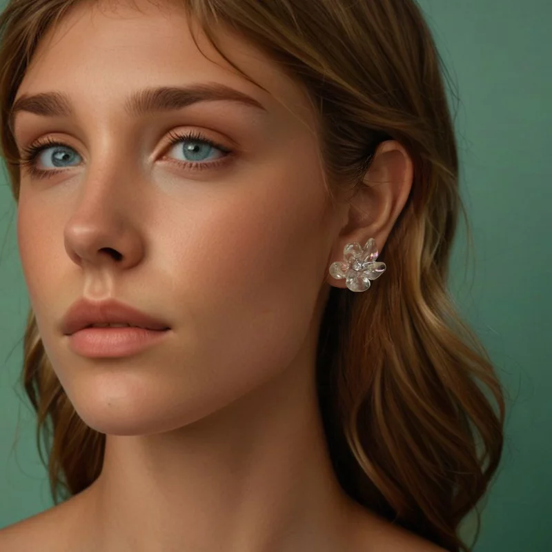 (תמונה ל-) עגילי PANDORA Style Fresh flower - SCE1804 - הצג 7