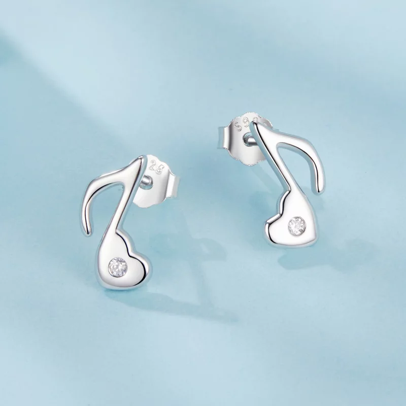 (תמונה ל-) עגילי תווים למוסיקה בסגנון PANDORA Heart - SCE1805 - הצג 3