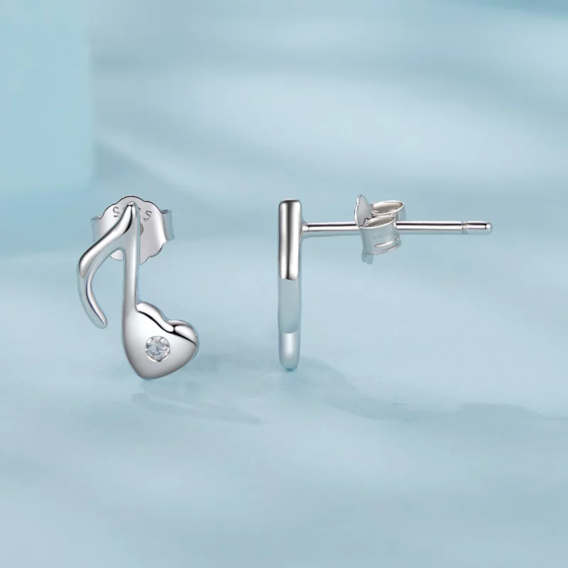 (תמונה ל-) עגילי תווים למוסיקה בסגנון PANDORA Heart - SCE1805 - הצג 4