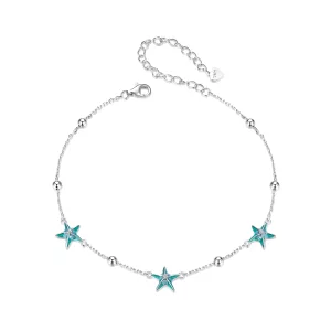 (תמונה ל-) PANDORA Style Starfish Teal קרסול - SCT026